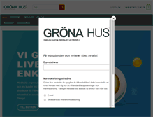 Tablet Screenshot of gronahus.se